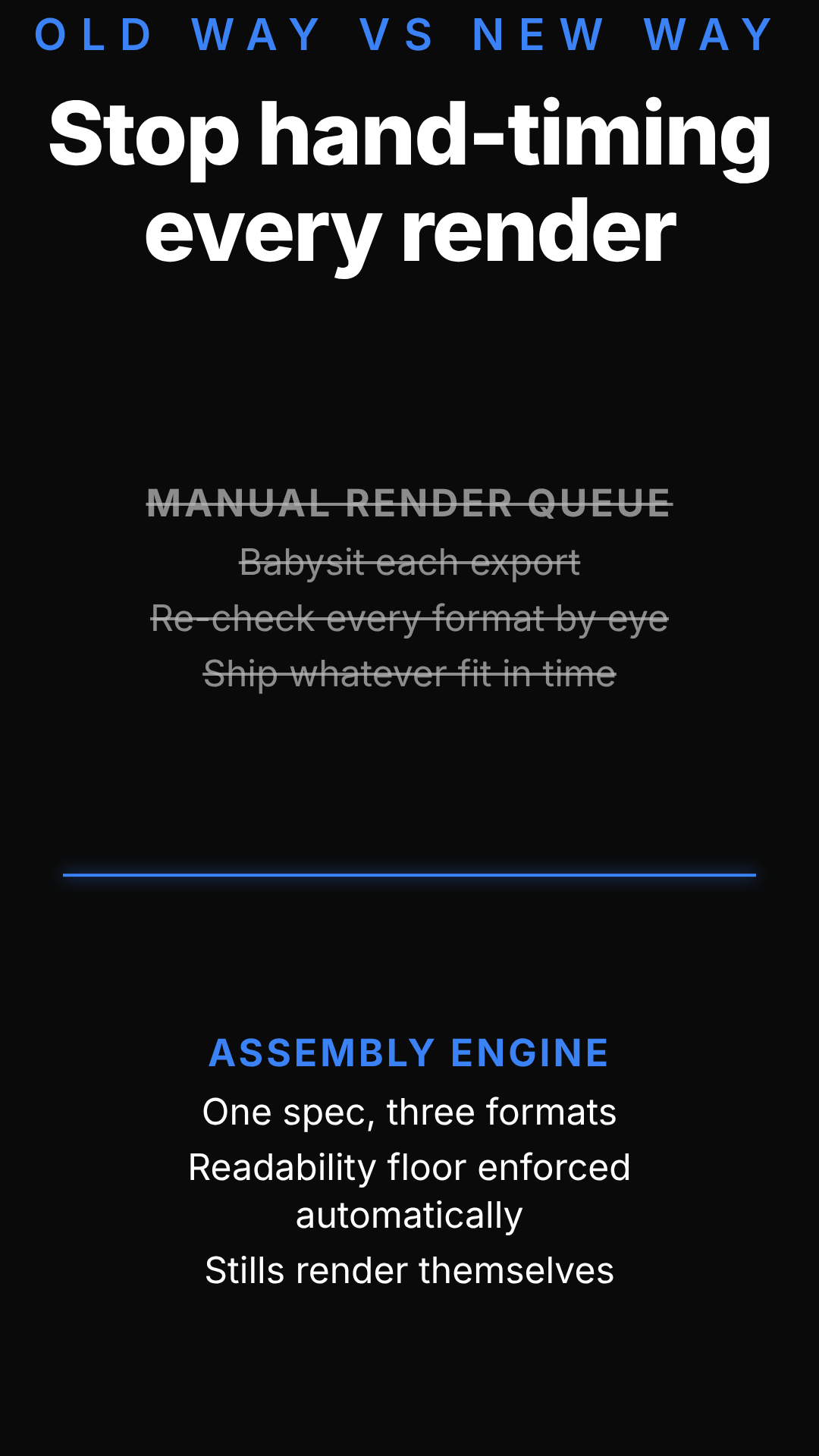 Comparison scene template, 9:16